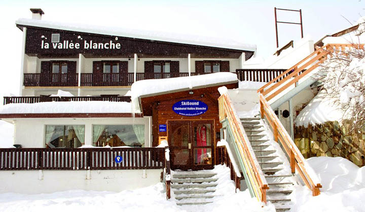 The Vallée Blanche in Alpe d'Huez, France