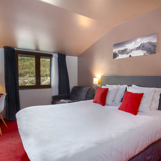Bedroom at the Sowells Hotels Le Parc & Spa Briancon