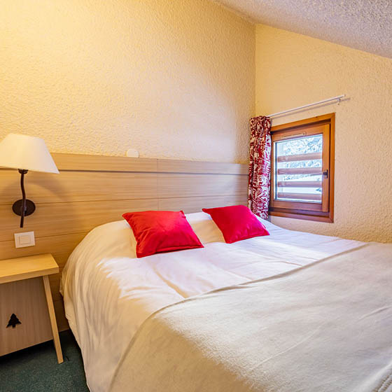 Bedroom at the Village Club Miléade in Val Cenis, France